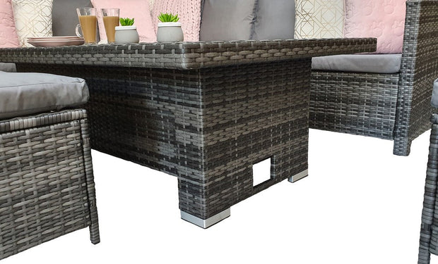 Charlotte Corner Dining with Lift Table
