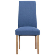 Wesbury Rollback Fabric Chair in Blue