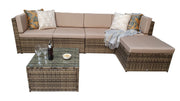 Stella Modular Corner Sofa in 8mm Flat Nature Brown Weave