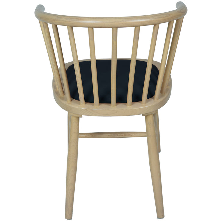 Bergen Upholstered Dining Carver Chair - Dark Grey