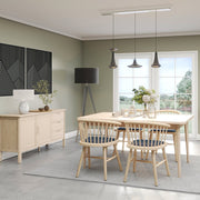 Bergen Upholstered Dining Carver Chair - Dark Grey