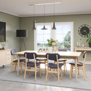 Bergen Oak Medium Extending Table