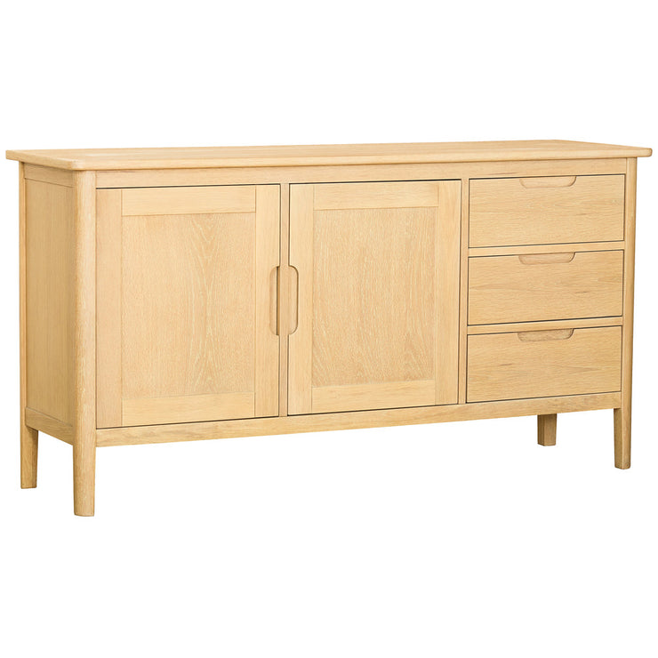 Bergen Oak 2 Door 3 Drawer Sideboard
