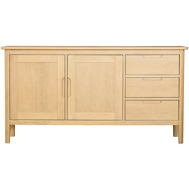 Bergen Oak 2 Door 3 Drawer Sideboard