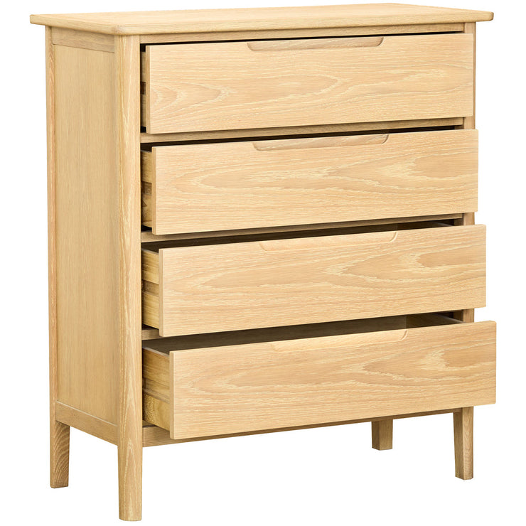 Bergen Oak 4 Drawer Chest Of Drawers