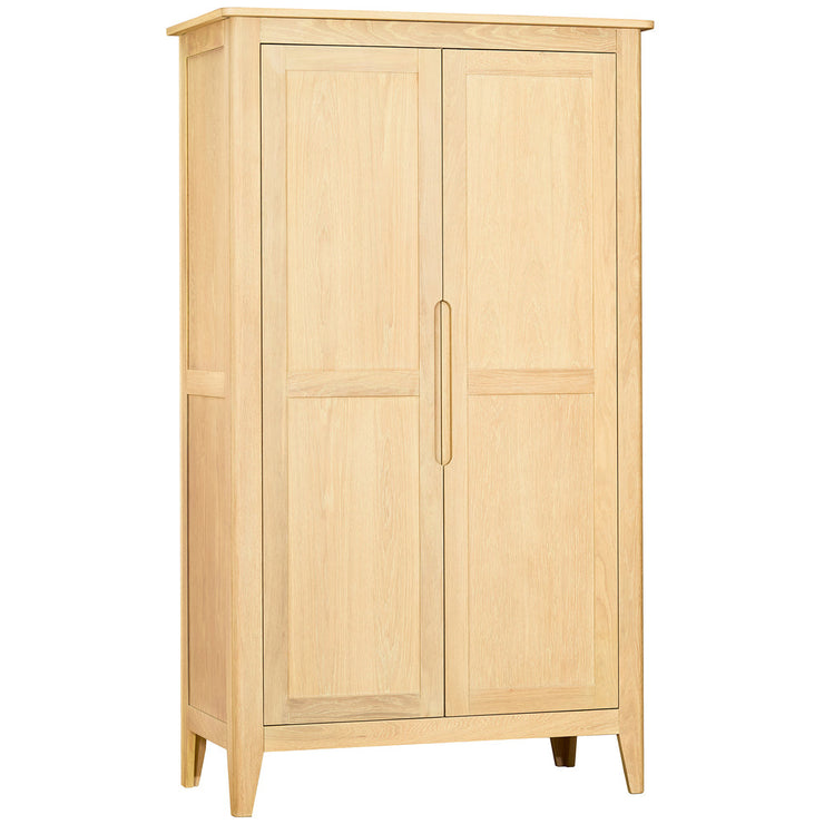Bergen Oak All Hanging Wardrobe With Shelving