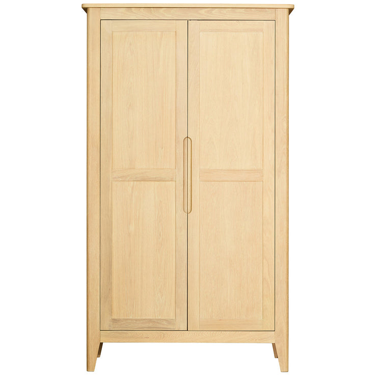 Bergen Oak All Hanging Wardrobe With Shelving