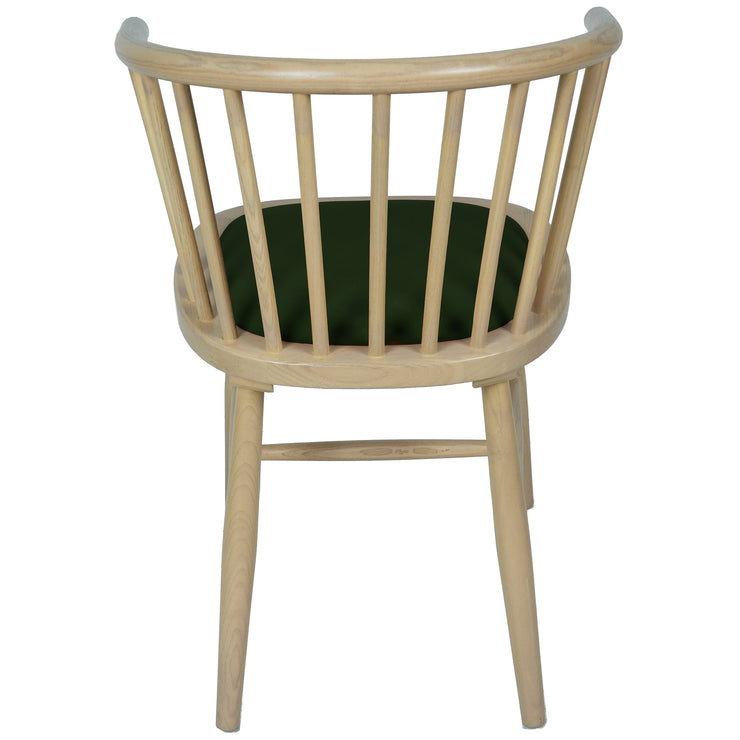 Bergen Upholstered Dining Carver Chair - Green