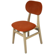 Bergen Upholstered Dining Chair - Rust