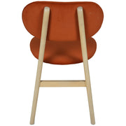 Bergen Upholstered Dining Chair - Rust