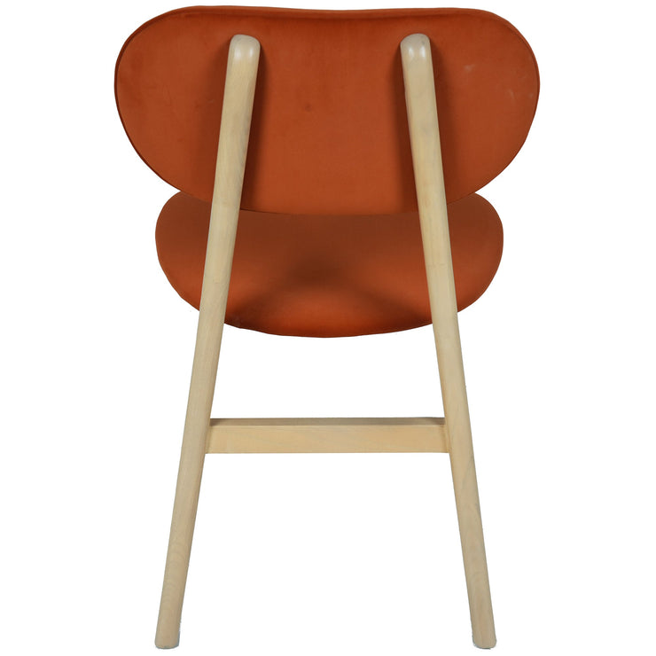 Bergen Upholstered Dining Chair - Rust