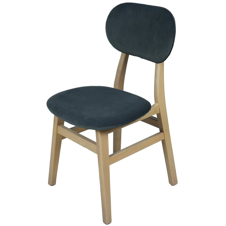 Bergen Upholstered Dining Chair - Dark Grey