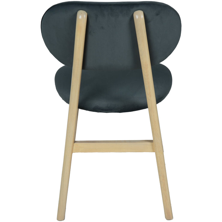 Bergen Upholstered Dining Chair - Dark Grey