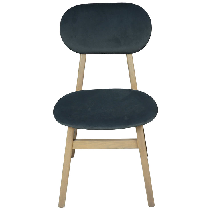 Bergen Upholstered Dining Chair - Dark Grey