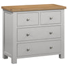 Dorset 2 Over 2 Chest in Moon Grey