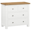 Dorset 2 Over 2 Chest in White
