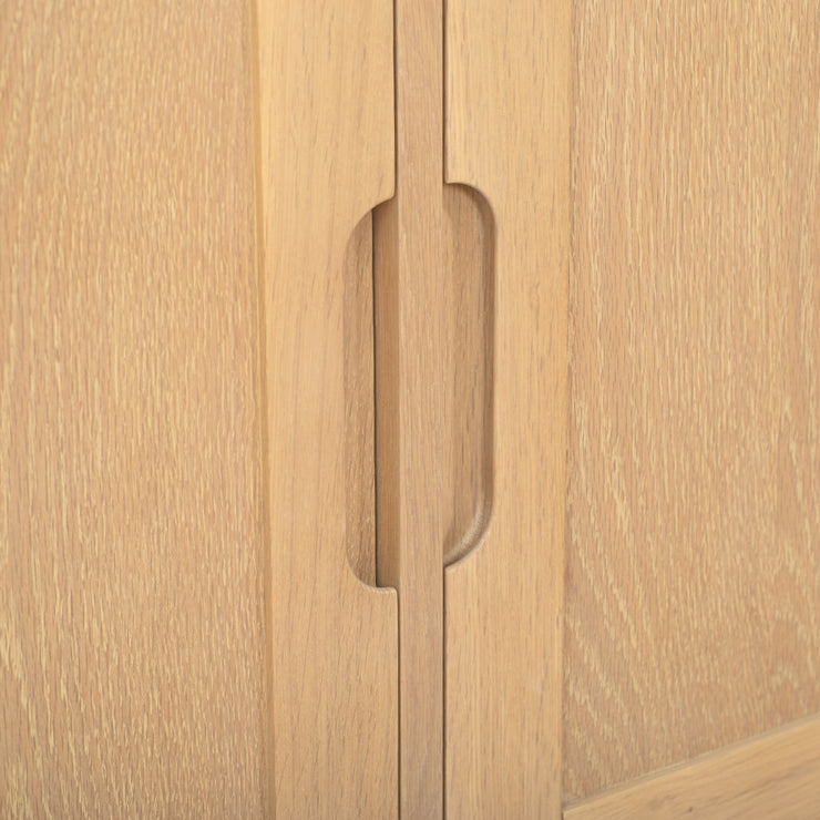 Bergen Oak All Hanging Wardrobe With Shelving