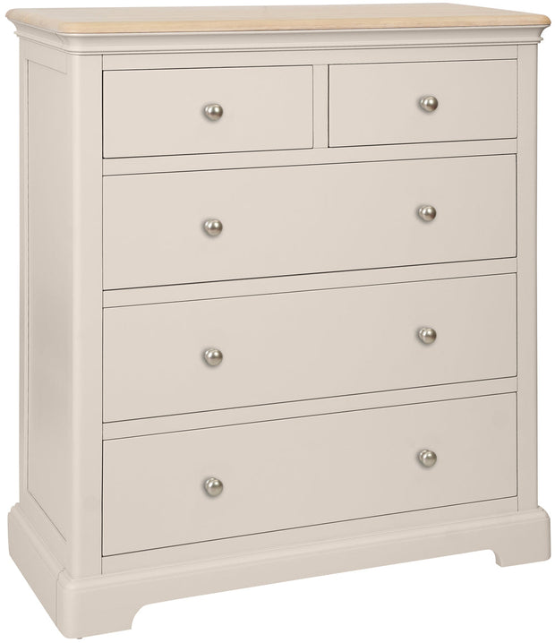 Lydford Cobblestone 2 Over 3 Drawers Chest