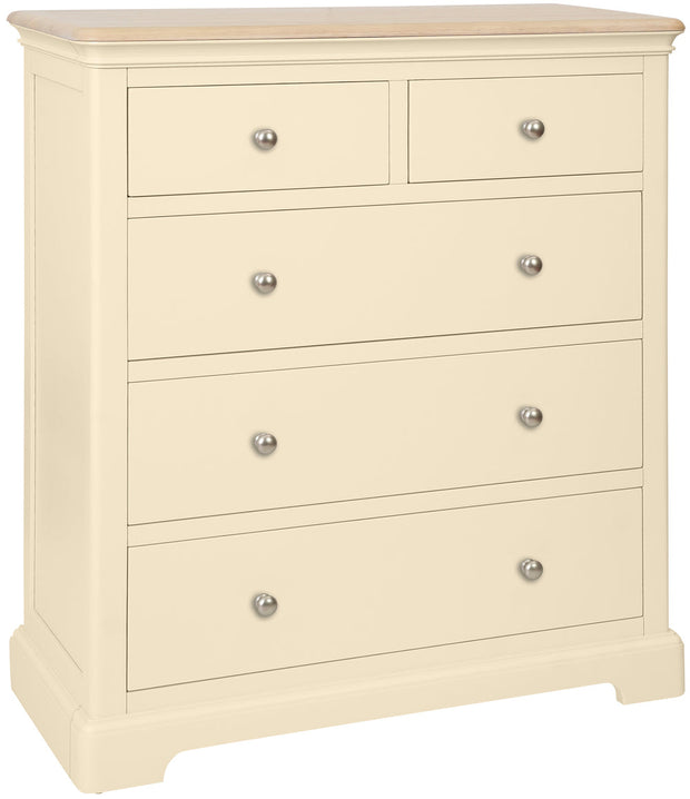 Lydford Ivory 2 Over 3 Drawers Chest