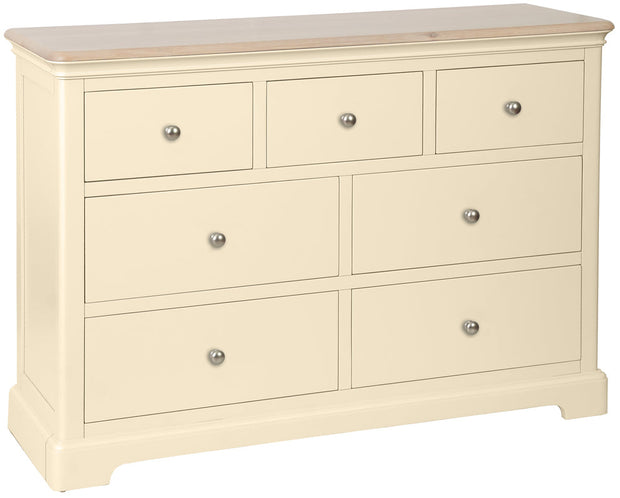Lydford Ivory 3 Over 4 Drawers Chest