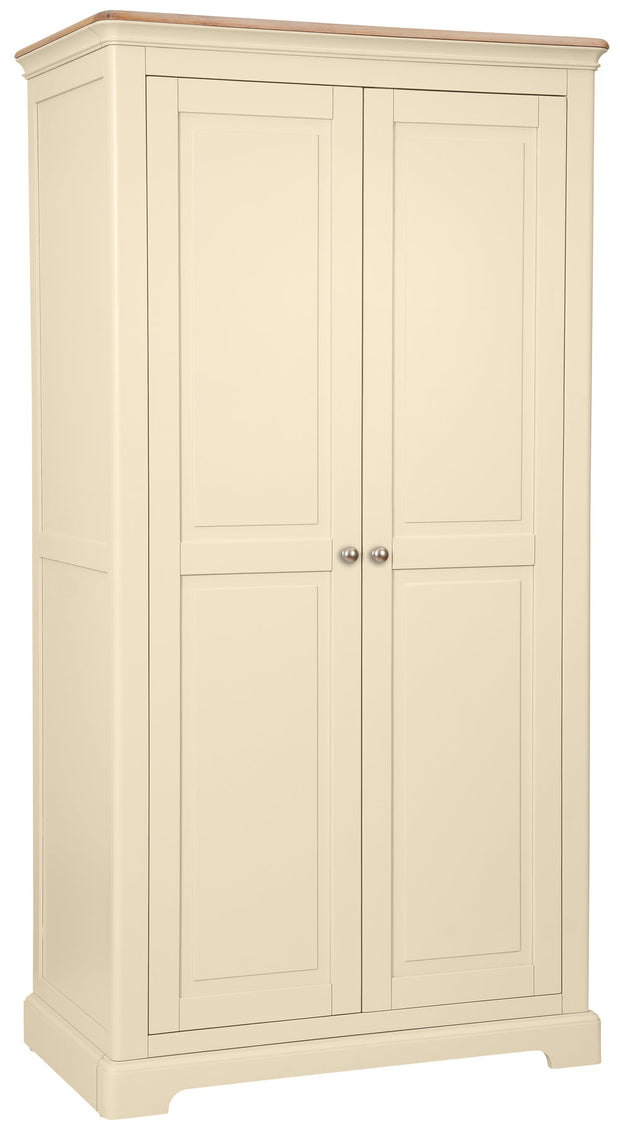 Lydford Ivory All Hanging Double Wardrobe