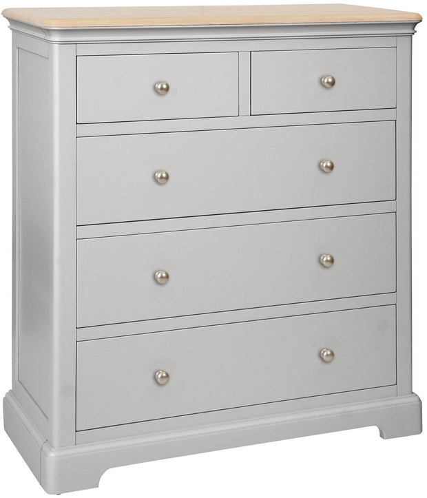 Lydford Moon Grey 2 Over 3 Drawers Chest