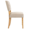 Oxford Fabric Open-backed Chair in Sand