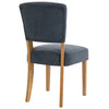 Oxford Fabric Open-backed Chair in Slate