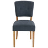 Oxford Fabric Open-backed Chair in Slate