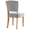 Oxford Fabric Open-backed Chair in Stone