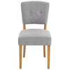 Oxford Fabric Open-backed Chair in Stone