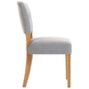 Oxford Fabric Open-backed Chair in Stone
