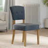 Oxford Fabric Open-backed Chair in Slate