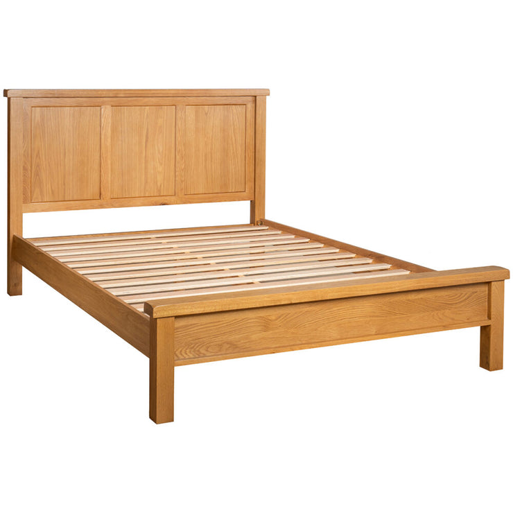 Somerset Oak Low Foot End Bed 5ft Kingsize