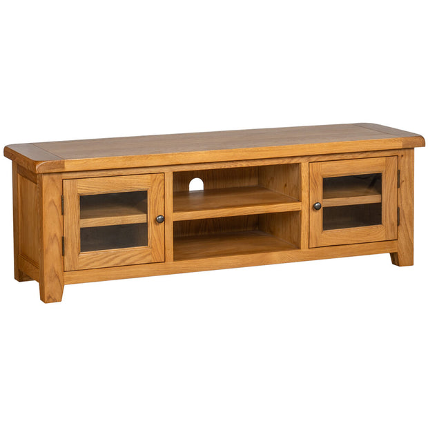 Somerset Oak Widescreen TV Unit
