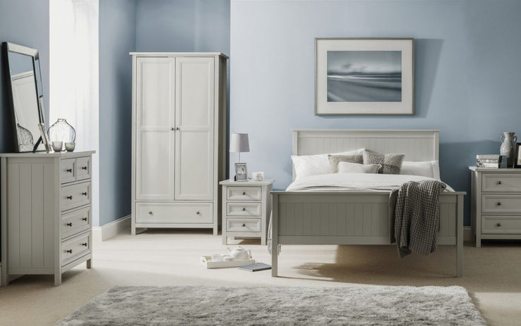 Maine 5 Drawer Tall Chest Of Drawers - Dove Grey