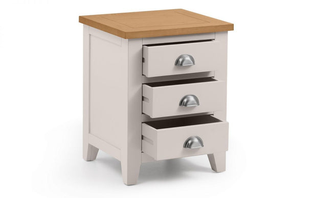 Richmond 3 Drawer Bedside Table