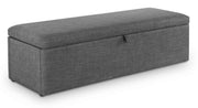 Sorrento Blanket Box - Slate Linen