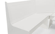 Newport Corner Dining Set - Surf White