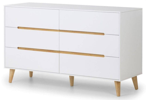 Alicia 6 Drawer Wide Chest Of Drawers