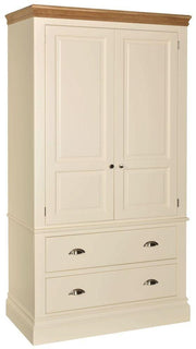 Lundy Painted 2 Door 2 Drawer Wardrobe