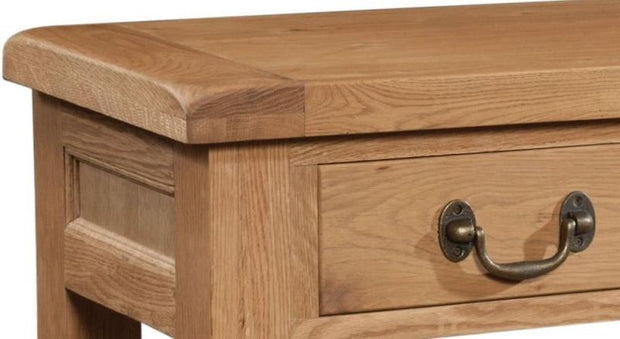 Somerset Oak 1 Drawer Console Table