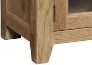 Somerset Oak Small TV Unit