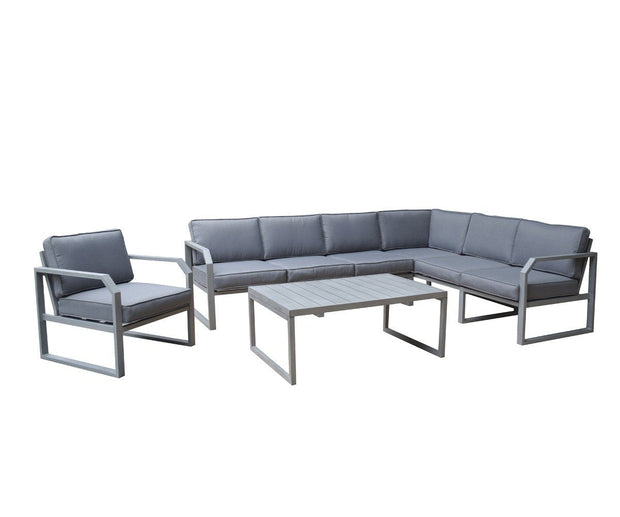 Alarna Corner Sofa Set With Coffee Table