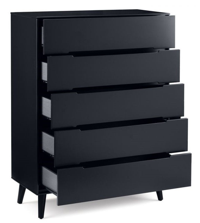 Alicia 5 Drawer Chest - Anthracite