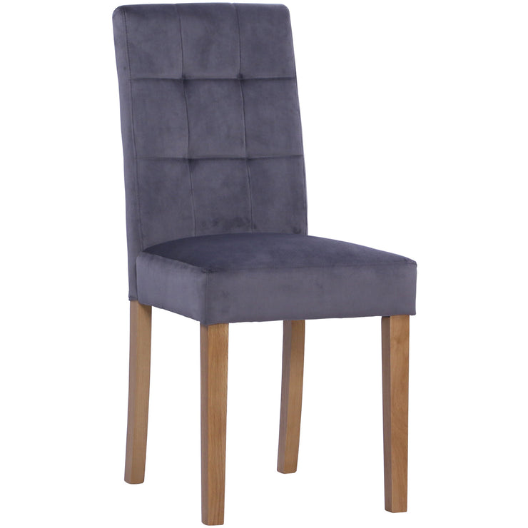 Ashbury Velvet Dining Chair - Graphite
