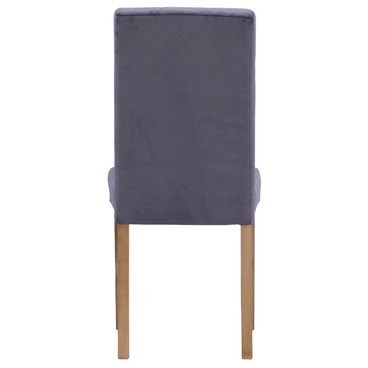 Ashbury Velvet Dining Chair - Graphite