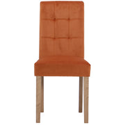 Ashbury Velvet Dining Chair - Sunset