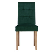 Ashbury Velvet Dining Chair - Forest