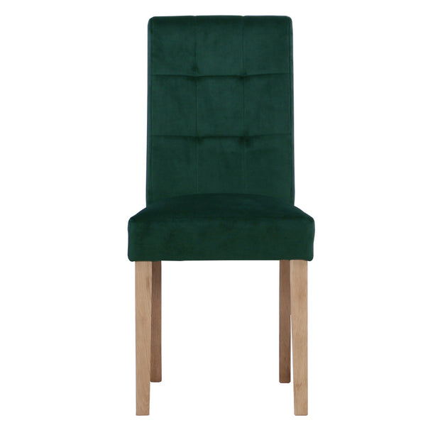 Ashbury Velvet Dining Chair - Forest